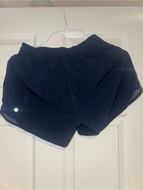 lululemon athletica Black Athletic Running Shorts